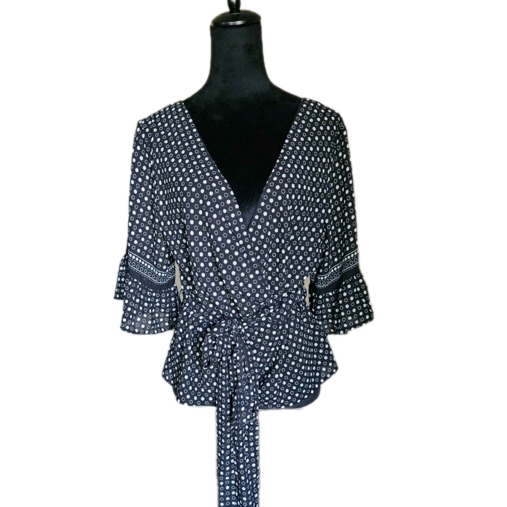 Mac Studio Poker Dot blouse